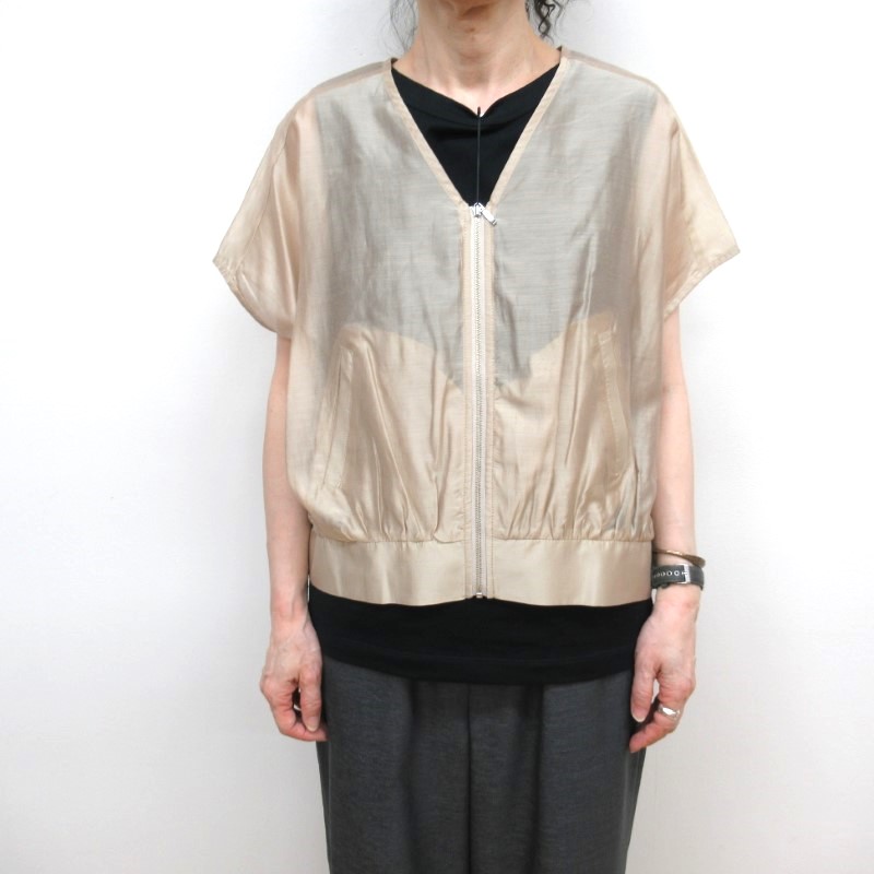 Audrey and john wad  ZIPブラウス /BE301